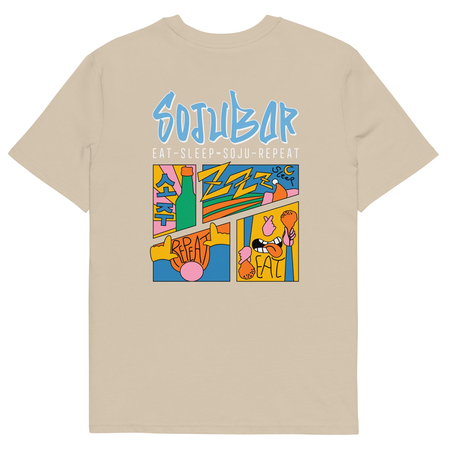 Eat Sleep Soju Repeat PopArt T-Shirt