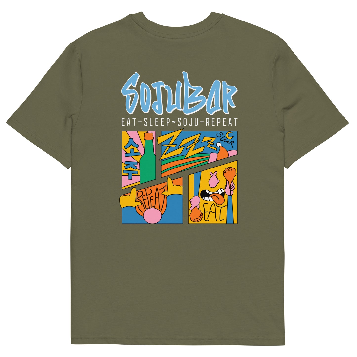 Eat Sleep Soju Repeat PopArt T-Shirt