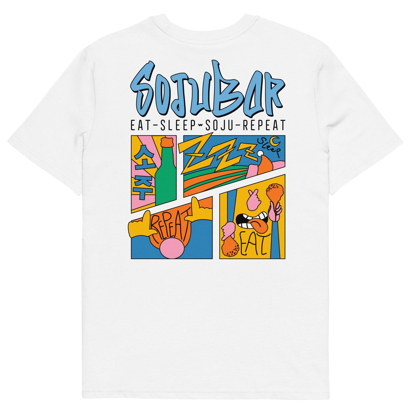 Eat Sleep Soju Repeat PopArt T-Shirt